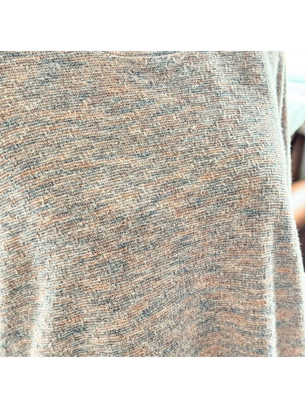 Pure Jill Organic Cotton Marled Top L Relaxed Fit Lightweight Sweater - Picture 5 of 8